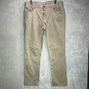 Polo‎ Ralph Lauren Men's 34x32 Slim Straight Stretch Chinos Khaki Beige